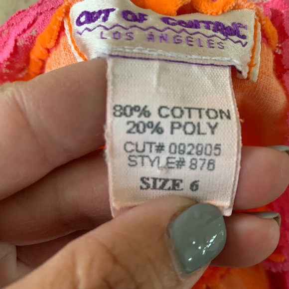 Ships Free- Girls Size 6 Dress/Cover Up - Picture 4 of 4